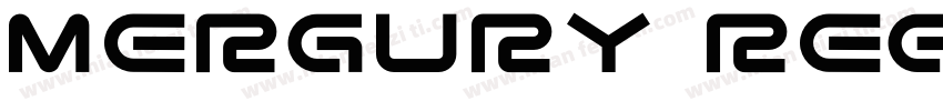 Mergury Regular字体转换